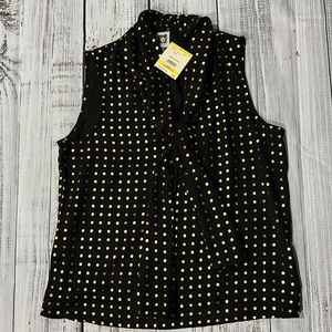Anne Klein sleeveless blouse